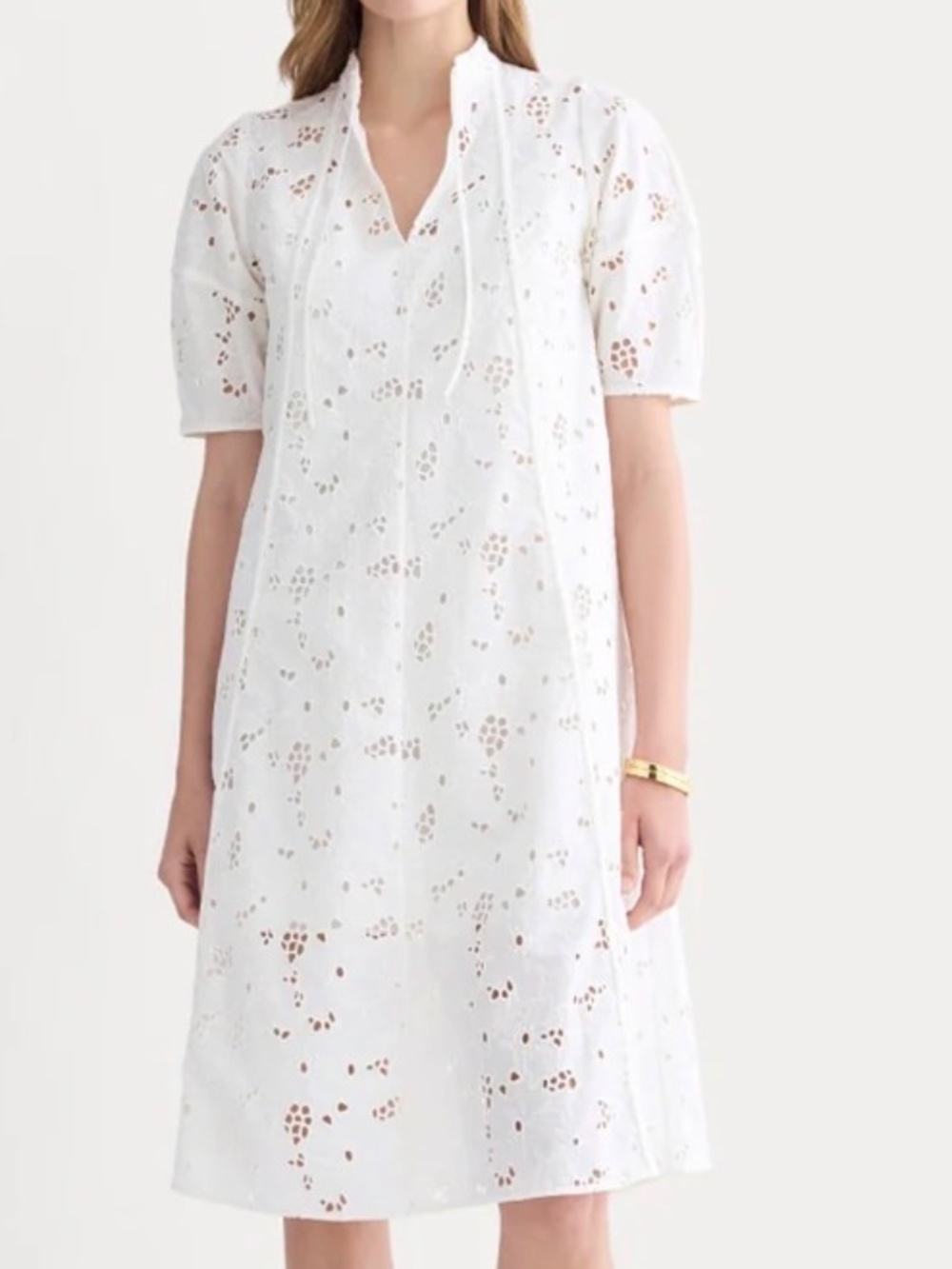 The Eyelet Midi Dress